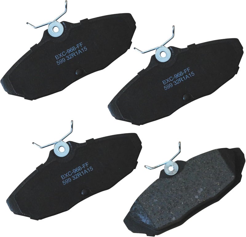 Bendix Premium SBC599 Ceramic Rear Brake Pads for Ford Cougar 1994-1993, Thunderbird 1997-1993, Lincoln Mark VIII 1998-1993, Mercury Cougar 1997-1993 - Image 1